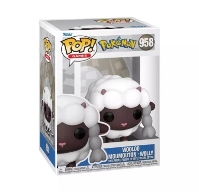 Pokemon POP! Games Vinyl Figure Wooloo (EMEA) 9 cm MINT Funko New and Sealed  — 第 1/4 张图片