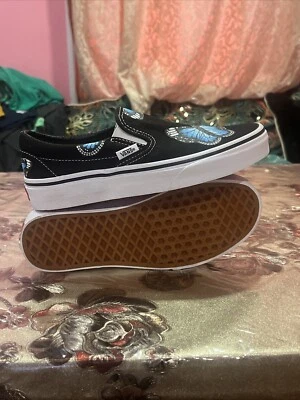 Vans Butterfly Clásicos Zapatos Sin Cordones Adultos Unisex (721565) Hombre’s 5.5 Mujer’s 7 Foto 1 de 4