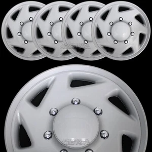 4 New Ford E150 E250 Econoline Van 16" Full Wheel Covers Hub Caps Rim Simulators - Picture 1 of 9