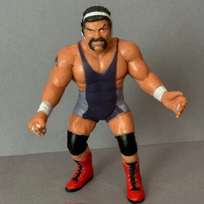 Винтажная игрушка для рестлинга WCW Galoob Rick Steiner NWA WWF 1990 WWE Dogface Gremlin - Изображение 1 из 4