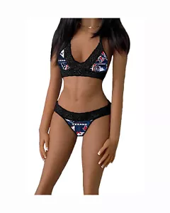 Houston Texans Lingerie Tie-Top, G-String or Thong Panty - Sizes XS - Large - Picture 1 of 12