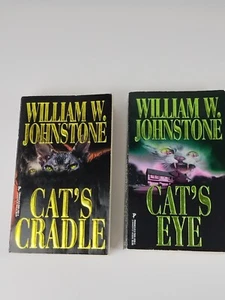 Cat's Cradle and Cat's Eye - William W. Johnstone, Pinnacle Horror - Picture 1 of 6