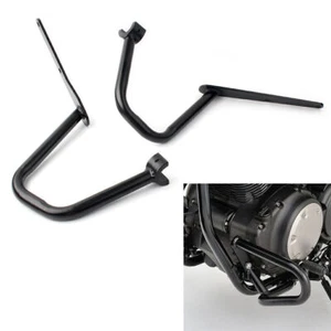 Par de estribos de protección de motor negro para Yamaha XV950 2014-2017 2015 - Imagen 1 de 11