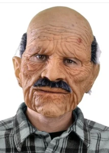 Zagone Studios Bad Geezer, Super Soft Latex Old Man Mask with wig UK STOCK - Picture 1 of 5