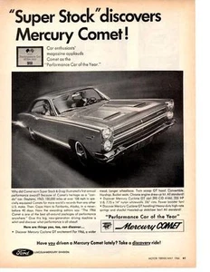 1966 MERCURY COMET CYCLONE GT 390/335-HP ~ ORIGINAL PRINT AD - Picture 1 of 2