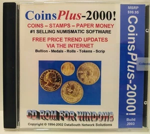 CoinsPlus 2000 Gold Edition - Collector's Paradise Software - Coin Database - Picture 1 of 2