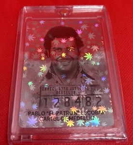Brand new NARCOTOYZ Pablo Escobar Trading Card with Acrylic Case 18+ - Picture 1 of 2