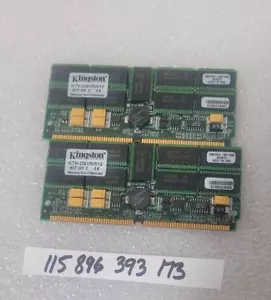 KTH-DSVR/512 Kingston 512MB Kit (2 X 256MB) EDO ECC Parity 60ns 72-Pin SIMM RAM - Picture 1 of 1