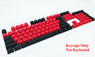 87/104 Key Doubleshot Red-Black PBT Backlit Keycap Caps for Cherry MX Keyboard