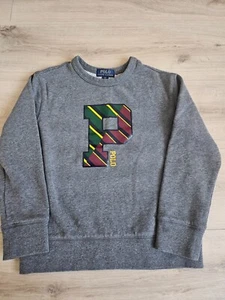 Polo Ralph Lauren Boys Size S (8) Used Letterman Fleece Sweatshirt - Picture 1 of 4