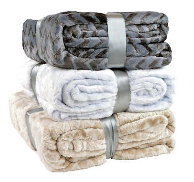 Tagesdecke Wohndecke Bettüberwurf Kuscheldecke 160x200 220x200 Mikrofaser - Bild 1 von 4