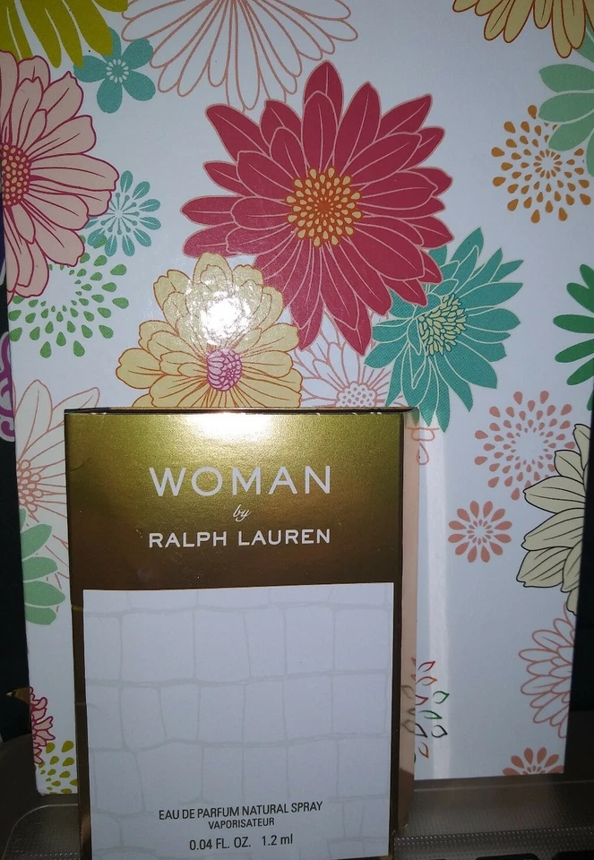 MUJER por Ralph Lauren EDP PERFUME Perfume Spray MUESTRA MINI FRASCO Cartera .04 OZ Foto 1 de 1