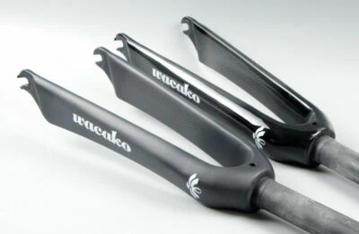 1-1/8 in Carbon Fiber Bicycle Fork Rigid BMX Bike Fork 18/20/22 in C Brake Forks - Image 1 of 4