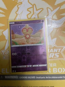 058/172 Baltoy : Reverse Holo Card : Pokemon TCG SWSH09 Brilliant Stars - Picture 1 of 1