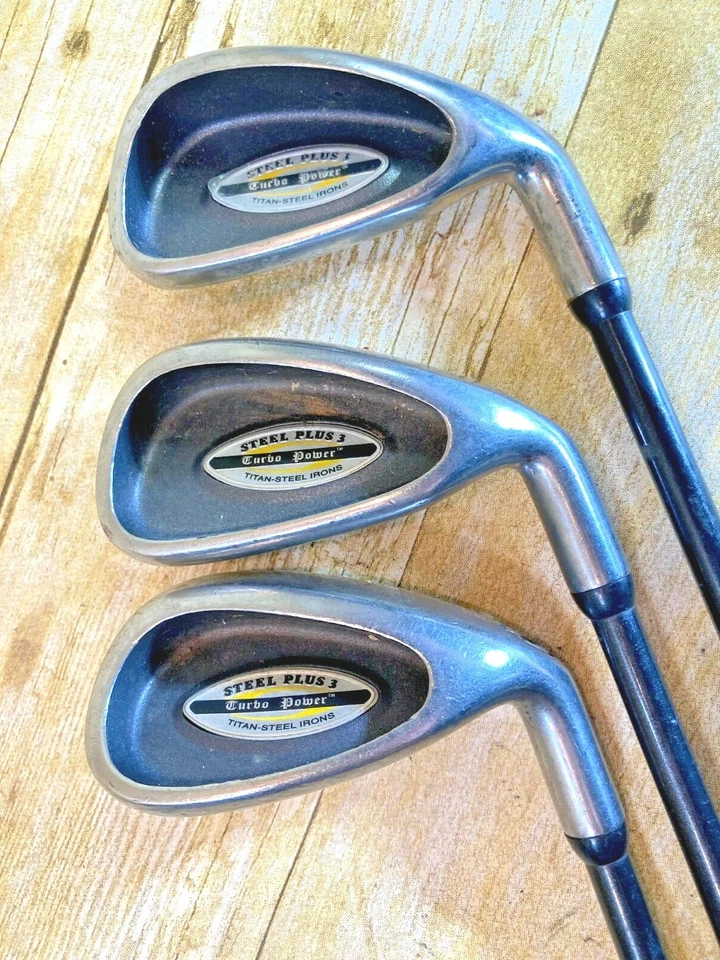 TURBO POWER STEEL PLUS 3 TITAN YOUR CHOICE 3, 4, 6, 8, PW SW IRON RH R FLX GRAPH - Image 1 of 4