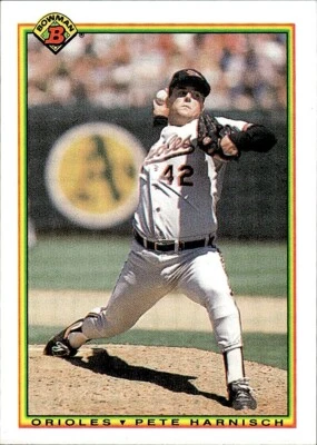 1990 Bowman Pete Harnisch RC Baltimore Orioles #247 - Image 1 of 2