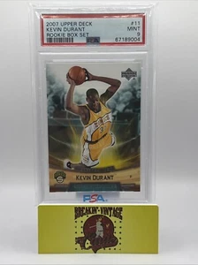 2007 Upper Deck #11 Kevin Durant RC Box Set PSA 9 MINT - Picture 1 of 2