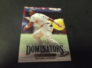 TONY GWYNN 1994 DONRUSS #1 OF 10 90'S DOMINATOR BOXTOPPER #00198/10000