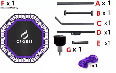 Ersatzteile für CLORIS 48'' Faltbares Fitness Trampolin