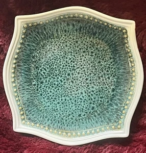Pretty hobnail 8in salad appetizer or trinket Plate - Picture 1 of 2