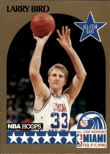 1990-91 Hoops #2 Larry Bird All-Star - Picture 1 of 2