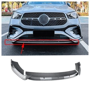 Alerón labial de parachoques delantero para 2024 Benz Clase GLE W167 cupé estilo fibra de carbono - Imagen 1 de 5