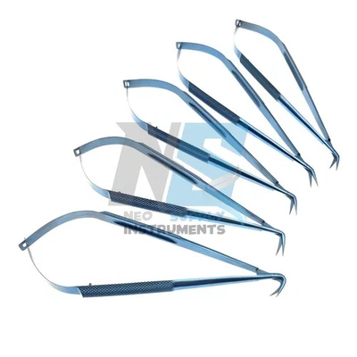 Micro Scissor Neurosurgery Microsurgical Angled Shears Cardiovascular Scissors - Image 1 of 3
