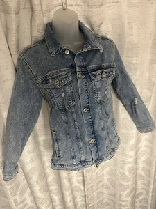 Girls' Denim Jacket Art Class Brand Medium Wash Size L 10-12 Target - Picture 1 of 6
