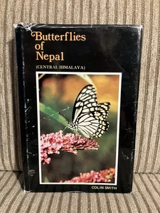 Butterflies Of Nepal (Central Himalaya) By Colin Smith Hardcover Book HC 1989 - Picture 1 of 5
