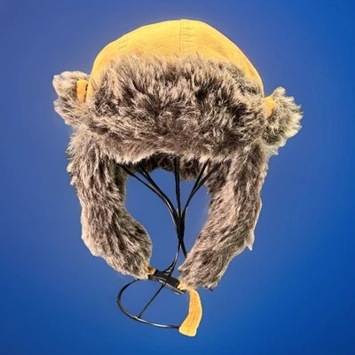 Sombrero de trampero de aviador Dickies piel sintética orejeras invierno cálido cierre de lona frío Foto 1 de 4