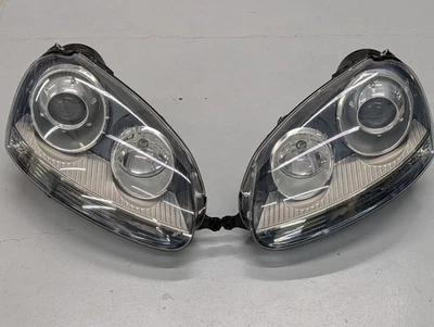 2005-2010 VOLKSWAGEN MK5 JETTA/GOLF GTI/GLI XENON HID HEADLIGHTS L+R PAIR - Image 1 of 4