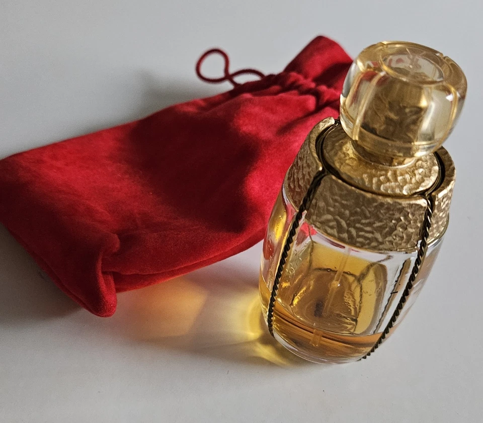  RARE VINTAGE Champagne Ysl  50 Ml Pochon Velours Rouge - Photo 1/1