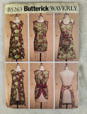 Butterick Pattern B5263 Aprons Very Easy Waverly Uncut All Sizes - Image 1 of 3