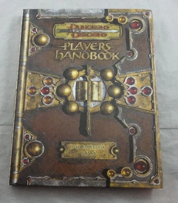 Dungeons & Dragons D&D d20 v3.5 RPG: Manual del jugador Libro de reglas básico #1 WTC17524 Foto 1 de 2