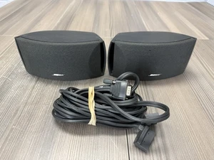 Pair of Bose Media Center AV 3-2-1 Left & Right Side Speakers With Cables - Picture 1 of 10