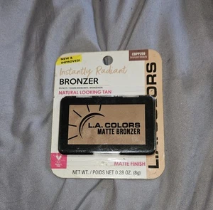 LA Colors Instantly Radiant Bronzer In Bronzed Beauty Matte Finish 0.28oz BNIB - Picture 1 of 2