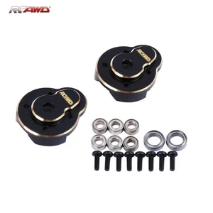 Brass Front Portal Covers for Hobby Plus CR18P Rock Van Trail Hunter Parts - Picture 1 of 7