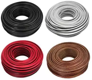 10M 2x 0,75 MM ² Cable Altavoz Audio de Auto Coche Vehículo Hifi Home Theater - Imagen 1 de 13