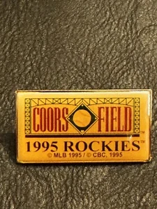 Vintage Coors Field 1995 Colorado Rockies Limited Edition Lapel Pin - Picture 1 of 3