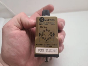 Vintage Omnetics  BDR115A22Z600  Time Delay Relay 120V 8 Amps 11-Pin 9 Mins - Picture 1 of 12