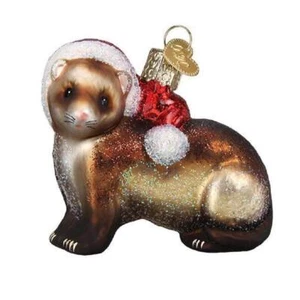 Old World Christmas Christmas Ferret - Picture 1 of 3