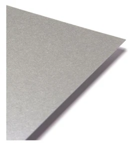50 x A4 Silver Metallic Pearlescent Shimmer Pearl Card 260gsm ~ Double Sided - Picture 1 of 2