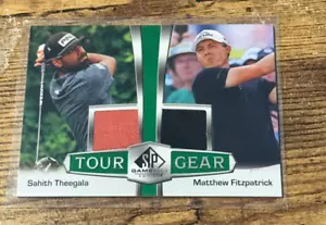 2024 SP Game Used Tour Gear Combos #TG2TF Sahith Theegala Matthew Fitzpatrick - Picture 1 of 1