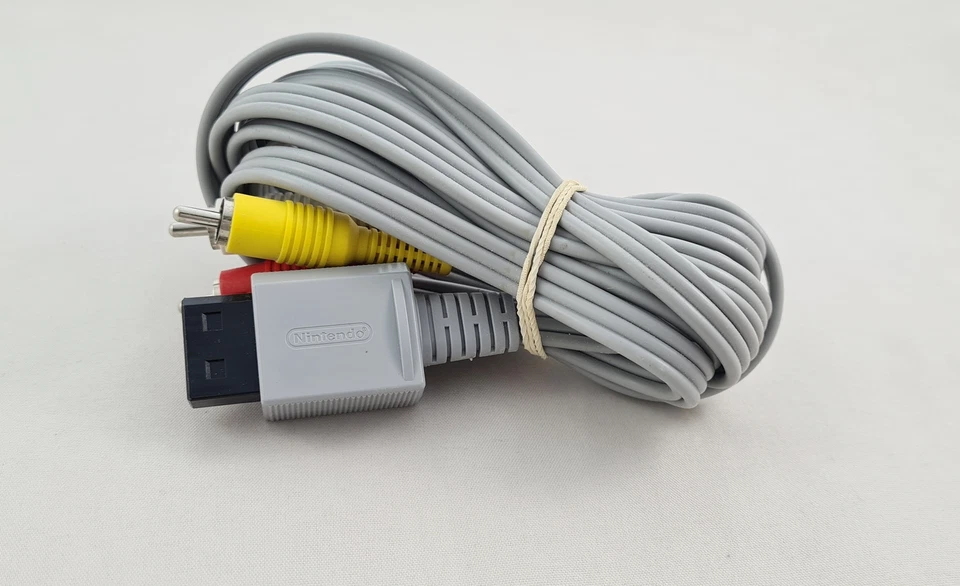 Nintendo Wii/Wii U/Wii Mini - AV/Videokabel - TV Cinchkabel - Original - Bild 1 von 1