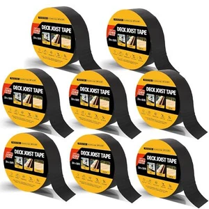 8 Pack Deck Joist Tape for Decking, 2" X 50' Butyl Sealant Tape, Weather Resista - Picture 1 of 3