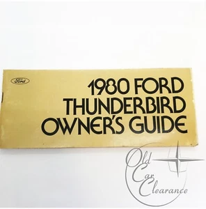 Ford Thunderbird 1980 guantera manual para dueños (FPS36510180B) - Imagen 1 de 3