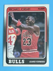 1988 Fleer Basketball #17 Michael Jordan Chicago Bulls HOF