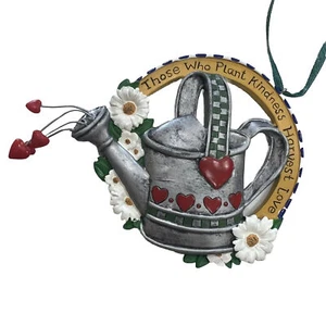 Lata de riego adorno flores aquellos que plantan bondad cosechan amor 3,5 pulgadas - Imagen 1 de 10