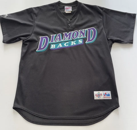 Vintage Arizona Diamondbacks Majestic MLB Baseball Jersey Sz XL Made In The USA Cover