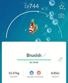 Pok&eacute;mon - Shiny Bruxish - P T C have 80k stardust - See Description